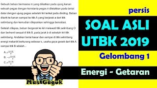 Pembahasan Soal UTBK Fisika 2019 (Mirip Soal Asli) - Getaran Pegas