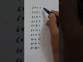 طريقة عبقرية لحل جدول الضرب 6 