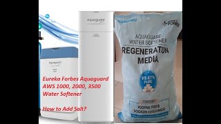 How to add salt #Eurekaforbes #Aquaguard AWS 1000, 2000, 3500 #watersoftener screenshot 2