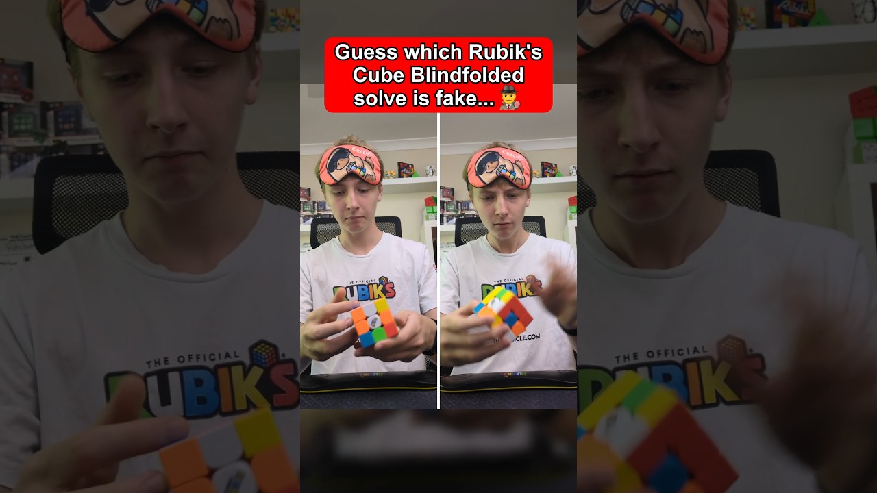❌ Fake Rubik's Cube Blindfolded Solve??? ❌