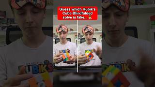  Fake Rubiks Cube Blindfolded Solve 