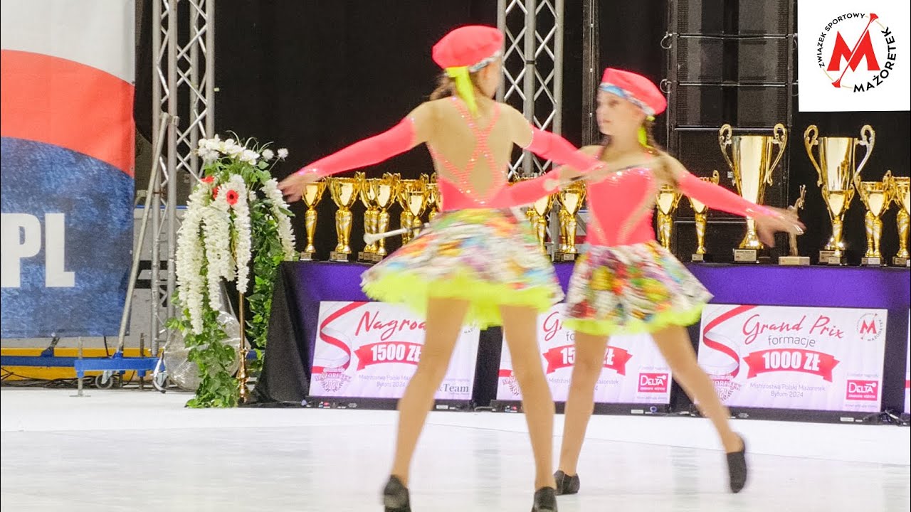 Mażoretki Azaria / Piekary Śląskie   - DUO TRIO Baton  KADET- / Bytom 2024
