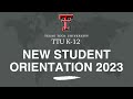 New student orientation 2023