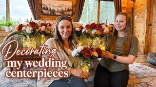 Wedding DIY Day! Making My Centerpieces with My Mom 💐