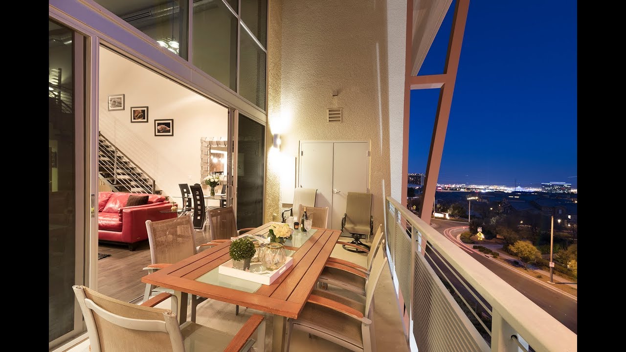 SOLD The Penthouse at C2 Top Floor Luxury Summerlin Loft YouTube