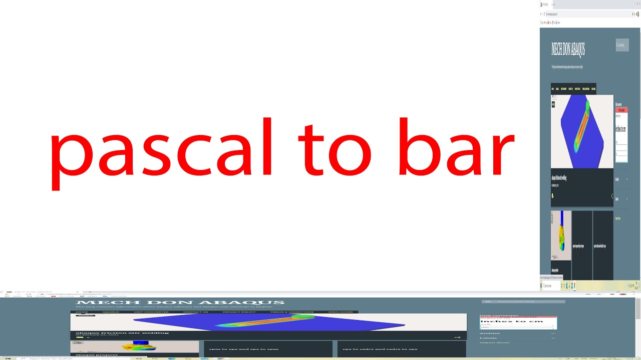 Bar To Pa Pa To Bar Mechdonabaqus blogspot Unit Converter 