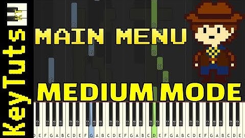Learn to Play Main Menu 01 from Undertale Yellow - Medium Mode