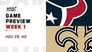 Houston Texans vs. New Orleans Saints | Week 1 Game Preview | Move the Sticks
