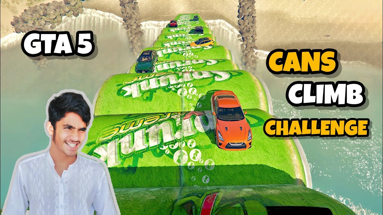 Pakistani Vs Indian Vs Super Cars | Big Cans Climb Challenge | GTA 5 Gameplay