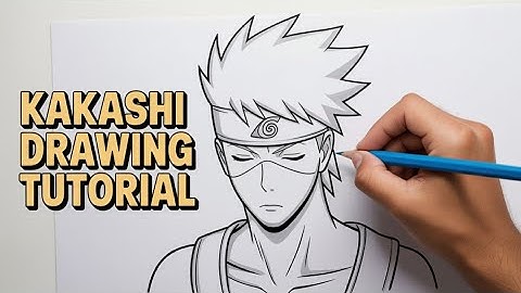 "How to Draw Kakashi Hatake Step by Step | Easy Naruto Drawing Tutorial"