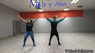 DETRAS DE MI VENTANA Los Angeles Azules ft. Yuri Zumba con MAIDA Y ALAN #SomosFelicesBailando