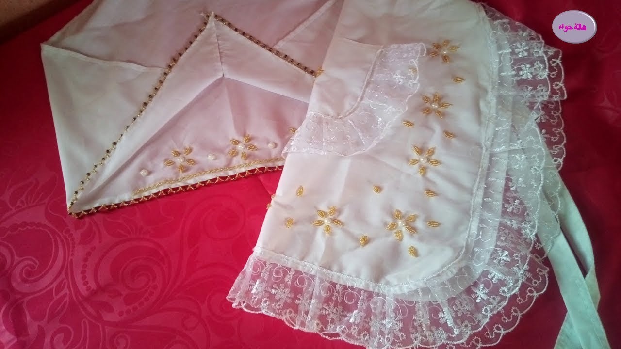 مشروع صغير مربح طريقة خياطة #مئزر #مع #بوانت عكسات #كيوت للعرائس