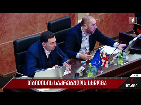 თბილისის საკრებულოს სხდომა