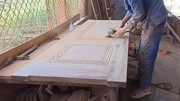 mẫu cửa 4 cánh đẹp- các công đoạn làm cửa gỗ