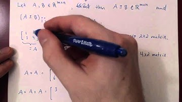 Matrix Operations - Part 1