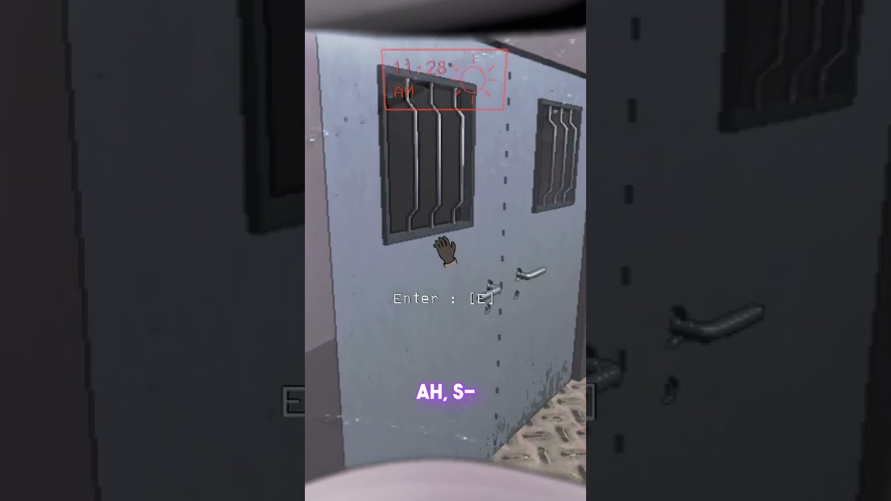 The monster was right inside the doorway!😭 #gaming #funny #comedy #reaction