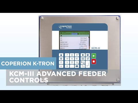 Coperion K-Tron KCM-III Feeder Control