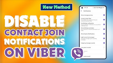 How to Disable Contact Join Notifications on Viber 2024 | Skill Wave |