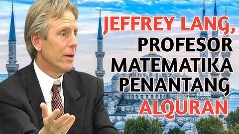 Lagi-lagi Profesor Matematika mencoba mencoba menaklukkan QUR