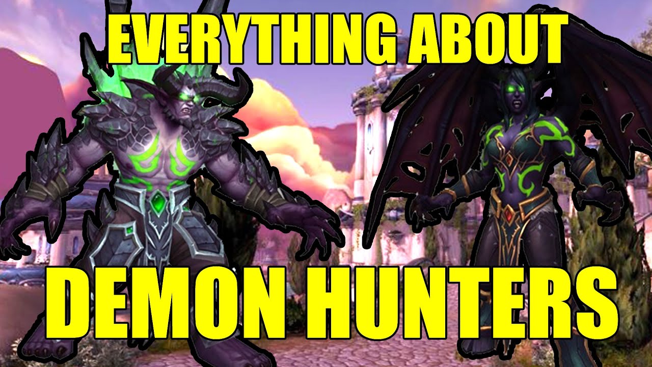 World of Warcraft Legion Demon Hunter New Hero Class - YouTube