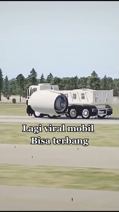 lagi viral mobil bisa terbang