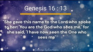 Genesis 16 : 13