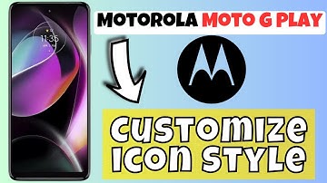 Motorola Moto G Play Customize icon Style || How to use custom icon size(2024)