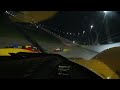 2023 daytona rolex 24  01 cadillac vlmdh gtp night onboard  caution