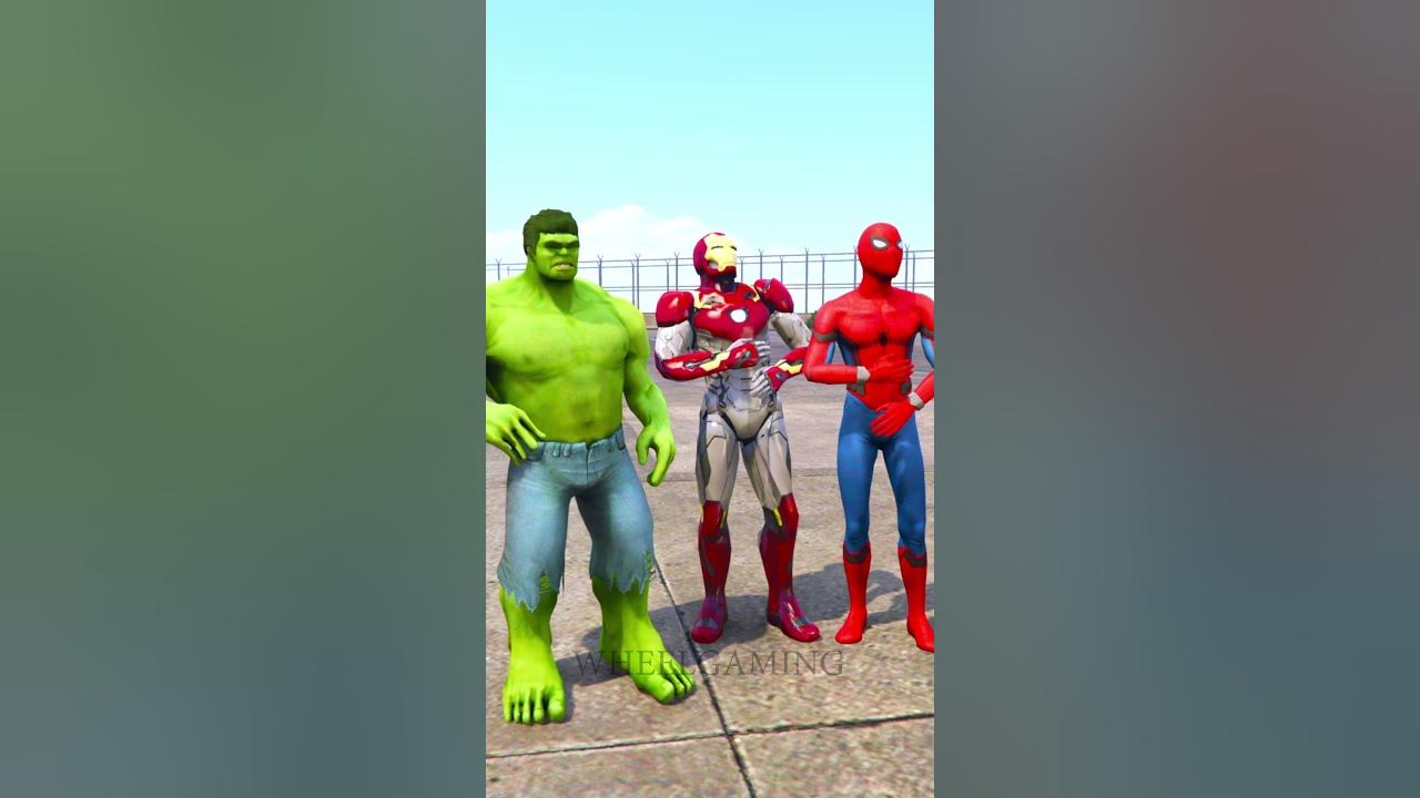 Who is Stronger? SuperHeroes Vs Hulk Vs Goku #shorts