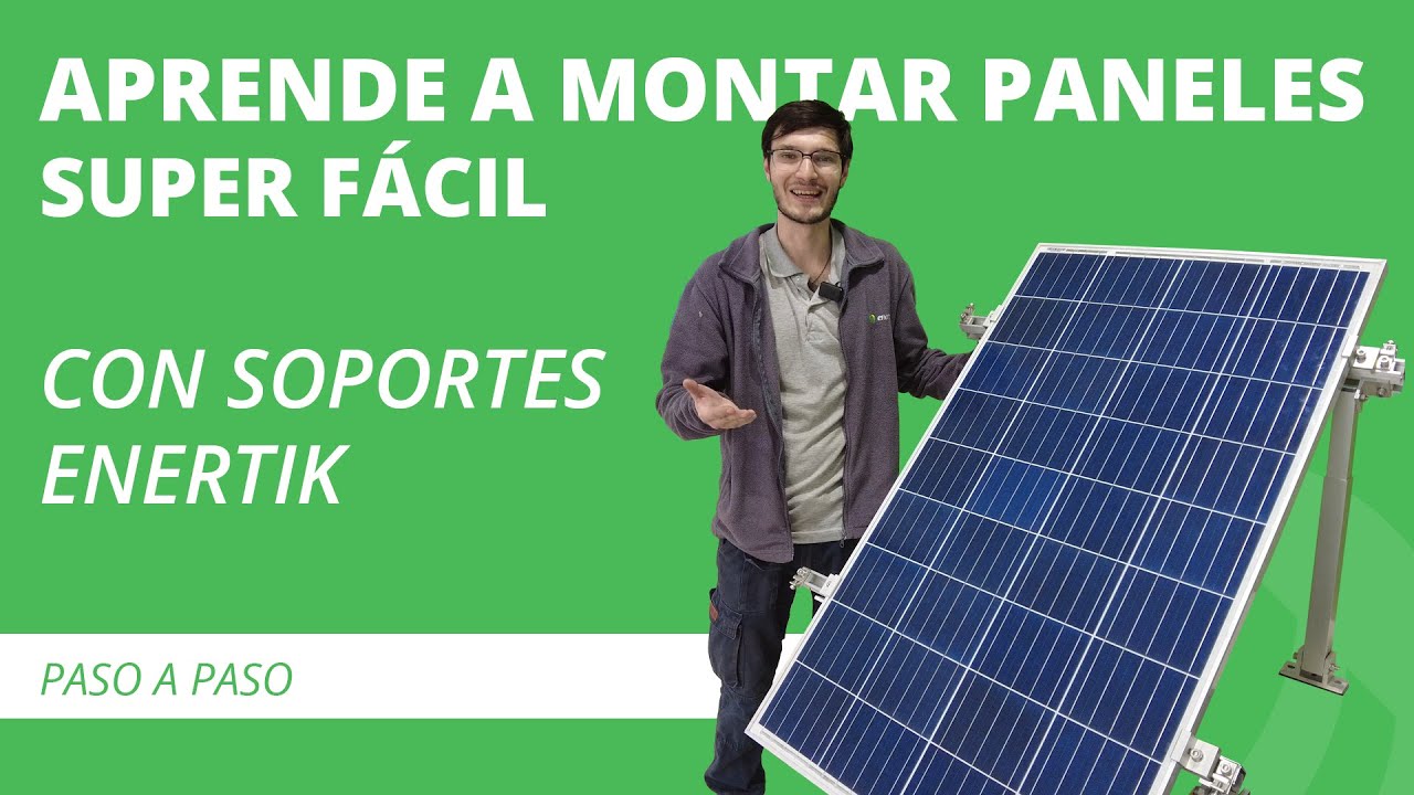 Soporte Para 6 Placas solares - Fotovoltaica Solar