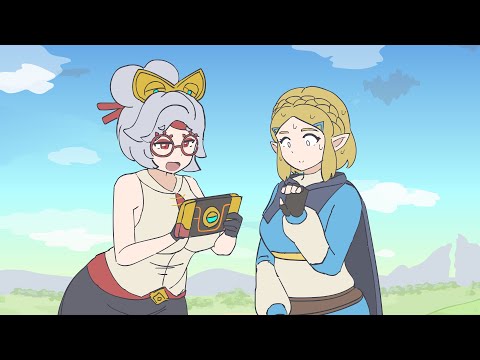 When your friend borrows your phone and starts scrolling (a Zelda animation)