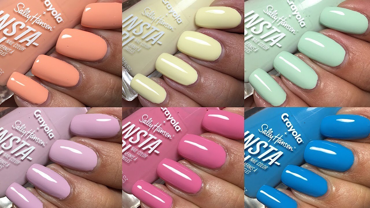 Sally Hansen + Crayola 'Spring Fling' Pastels Collection – GINGERLY POLISHED