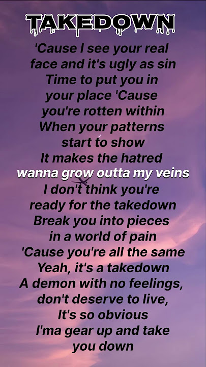 Huntrix ~ Takedown song (Lyrics)#kpop #song#viral#lyrics #takedown #kpopdemonhunters #shorts