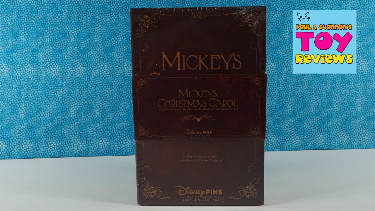 Disney Mickey's Christmas Carol 2024 Advent Trading Pin Calendar
