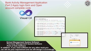 Automate ATM Management with Bank Activity Software | Visual Studio C# | | Free Project