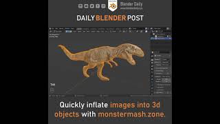 Turn 2d Images into 3d Objects #Shorts