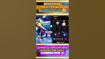 LILA BEST COMBINATION || FREE FIRE BEST BR COMBINATION | BR rank character skill combination #ff