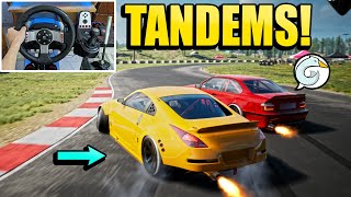 EBISU Jump Drift Tandem W/ Goosiest | OverDrift Festival W/ Logitech G27 + Wheel Cam #2