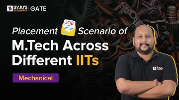 Placement Scenario of M.Tech Across Different IITs | Mechanical Engineering | BYJU