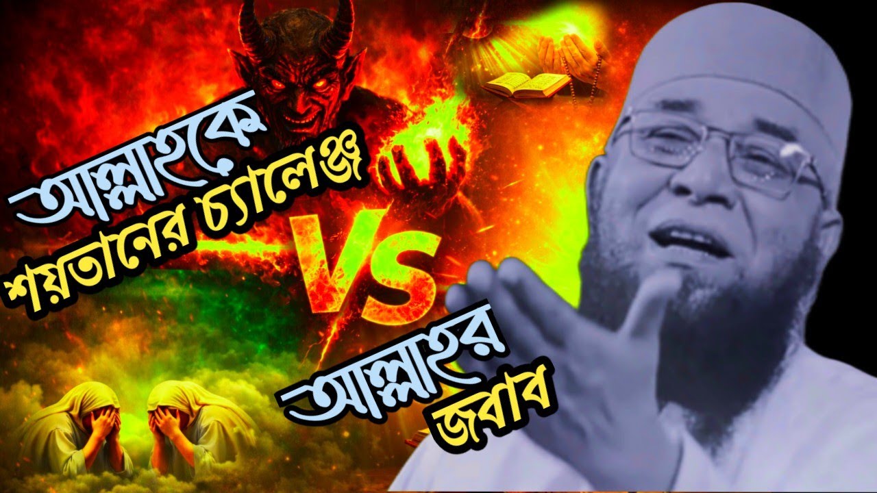 শয়তানের চ্যালেঞ্জ VS আল্লাহর রহমত | ইসতেগফারের শক্তি | নজরুল ইসলাম কাসেমী ওয়াজ