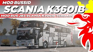 SUPER DETAIL 🔥 SHARE MOD JB3 SHD SCANIA K360IB TERBARU! FULL ANIM + ACC MBOIS 😱 || BUSSID V3.7.1 screenshot 1