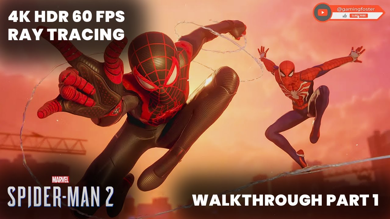 Marvel's Spider-Man 2 Has Ray Tracing at 60fps on PS5