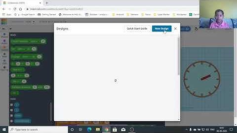 Programming Analog Clock in Tinkercad Code Blocks