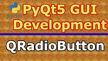 PyQt5 Creating QRadioButton With Toggled Signal (Python GUI Development)  #9
