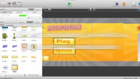 Gamesalad menu template