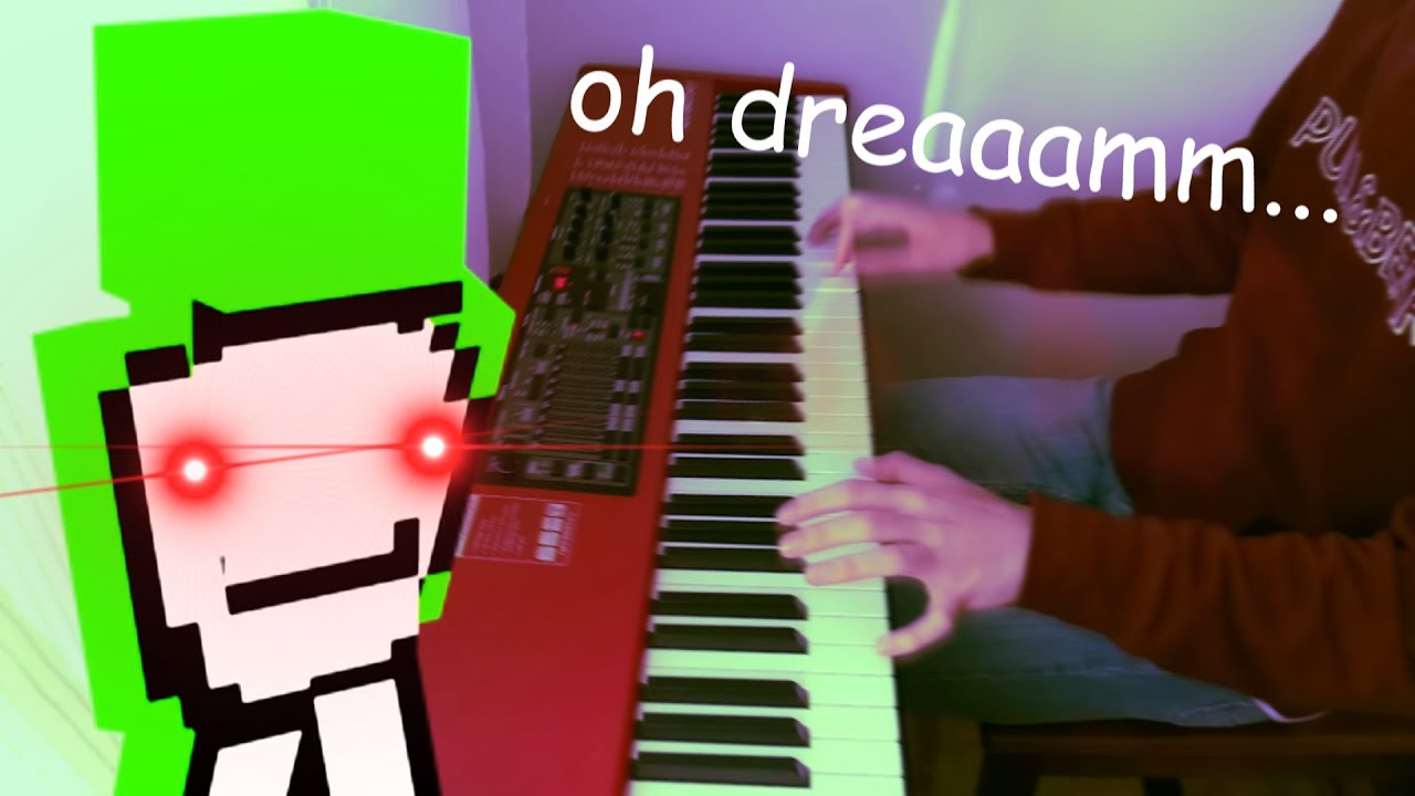 Dream S Minecraft Manhunt Music On Piano Speedrunner Vs Hunters Youtube