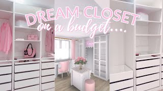 BUILDING MY DREAM CLOSET.... On a Budget! IKEA PAX + Grocery haul