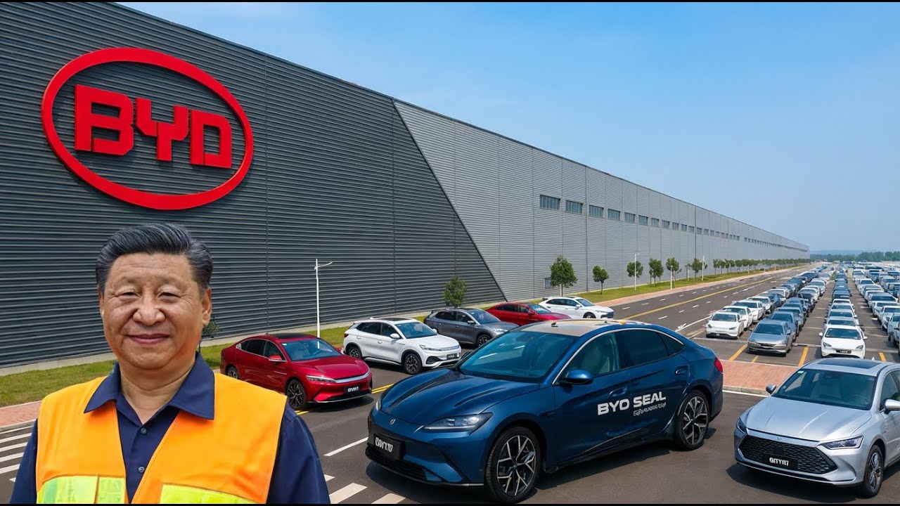 How BYD Electric Cars Are Made Inside the Factory | Full Manufacturing Process