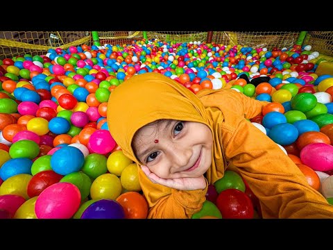 AQILA BERSENANG SENANG DI PLAYGROUND BERMAIN SEPUASNYA DENGAN PAPA