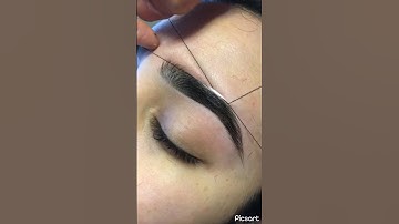 Salon vs Home Eyebrow Threading: Which Is Better?#shorts #youtubeshorts